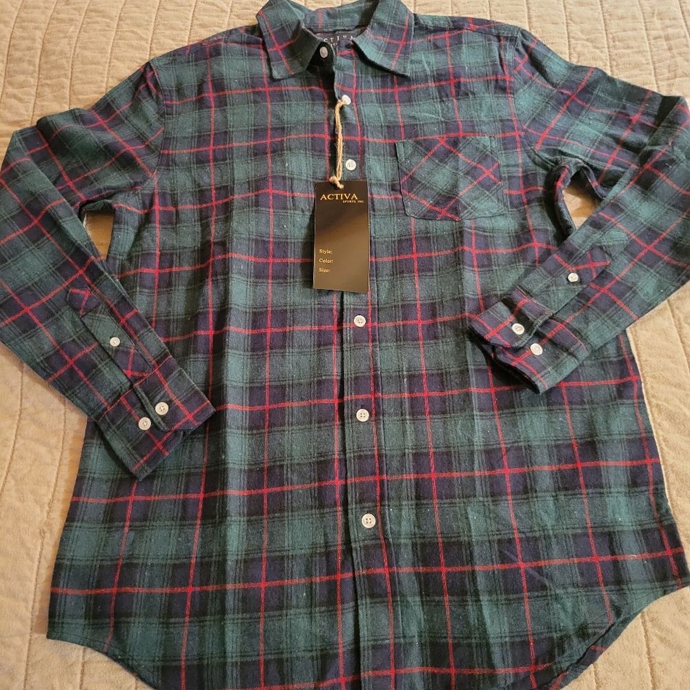Flannel Button down shirt
